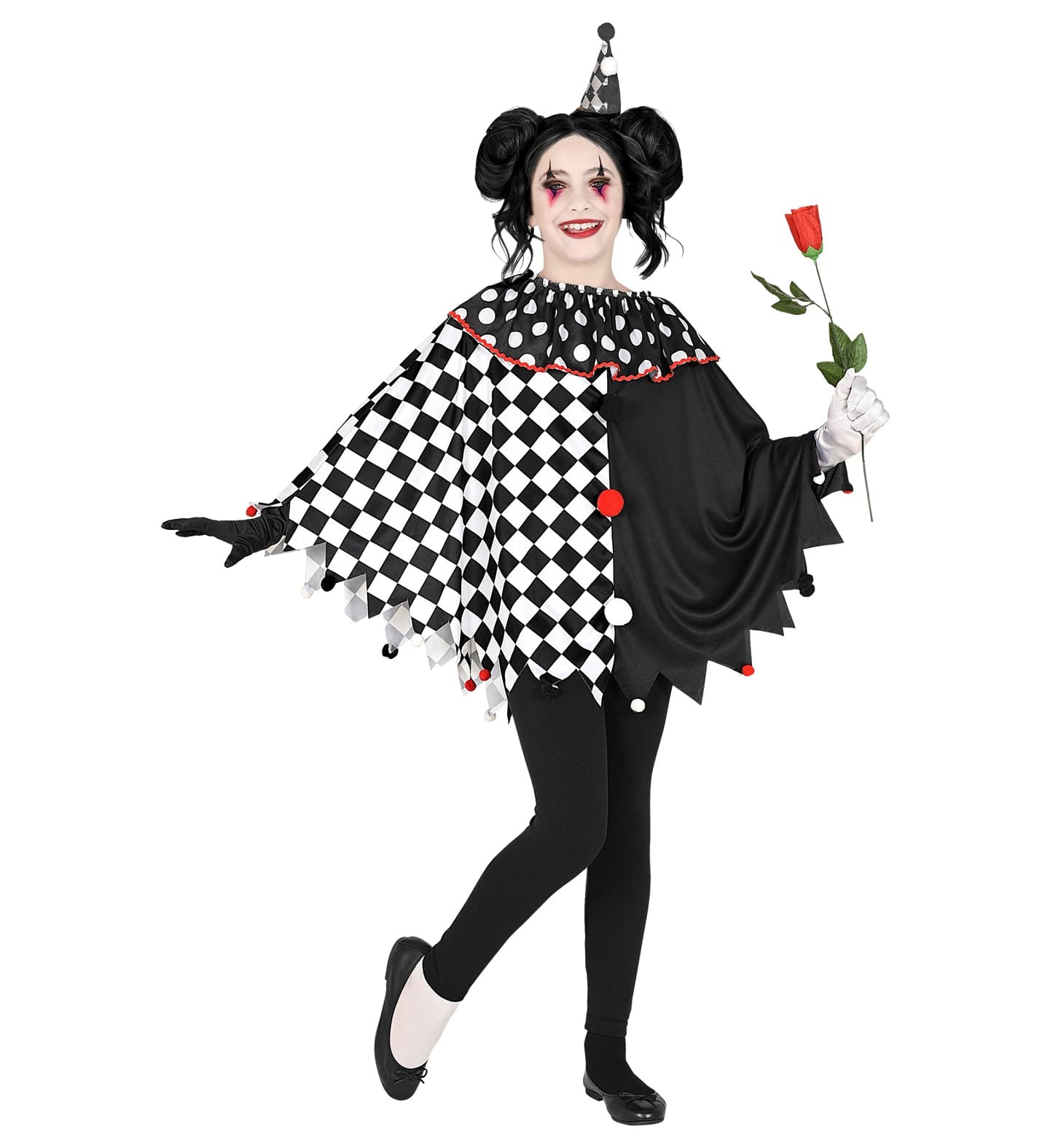 Harlequin poncsó
