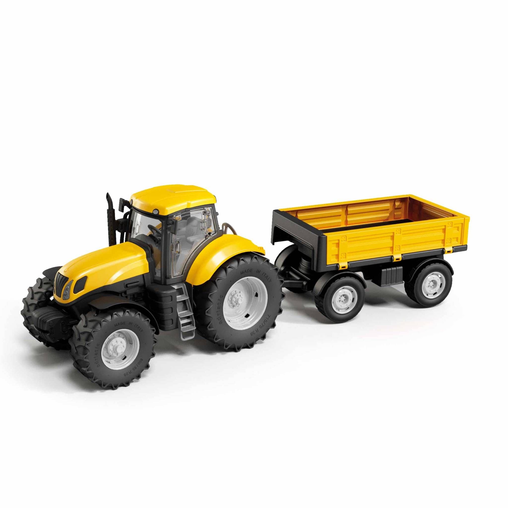 Traktor utánfutóval