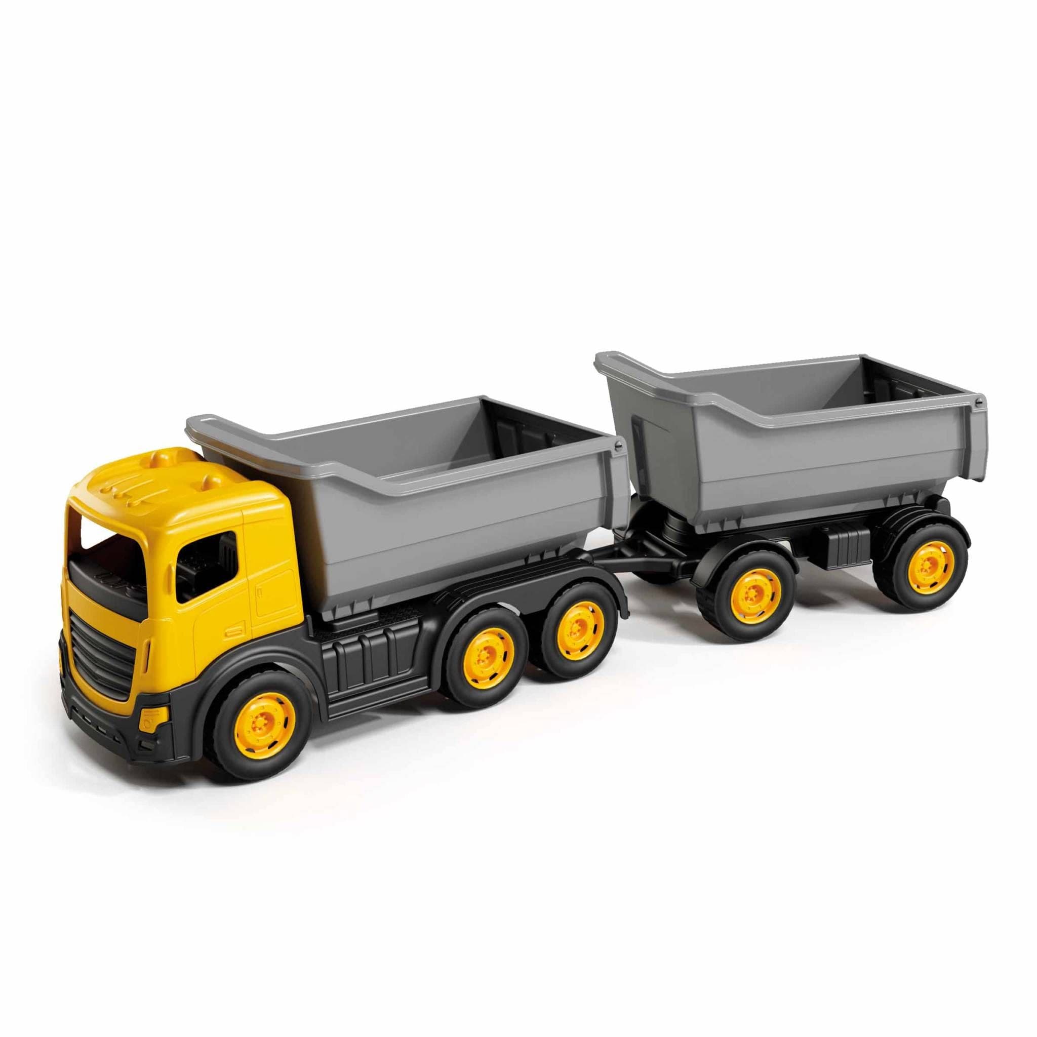 Teherautó utánfutóval