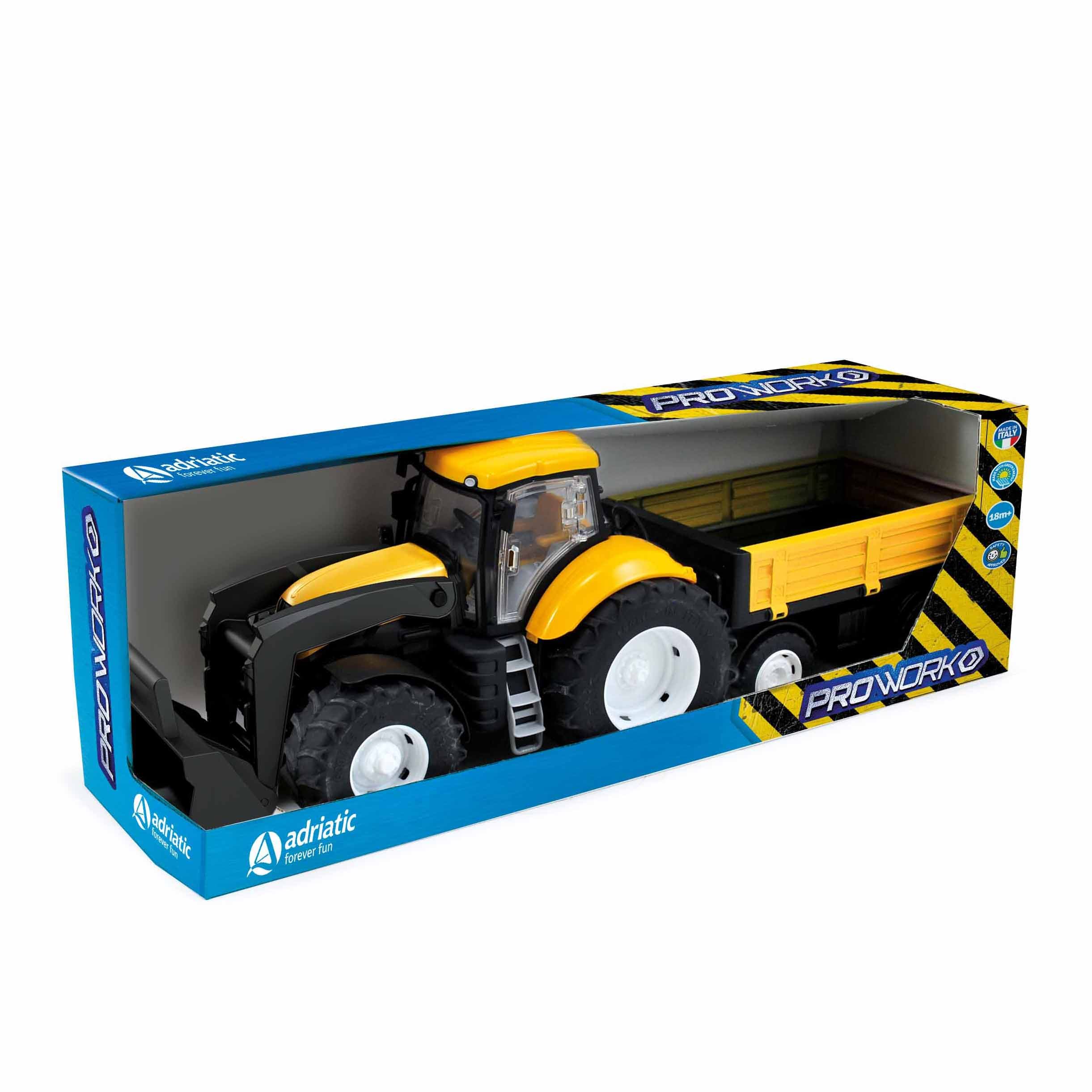 Markolós Traktor utánfutóval