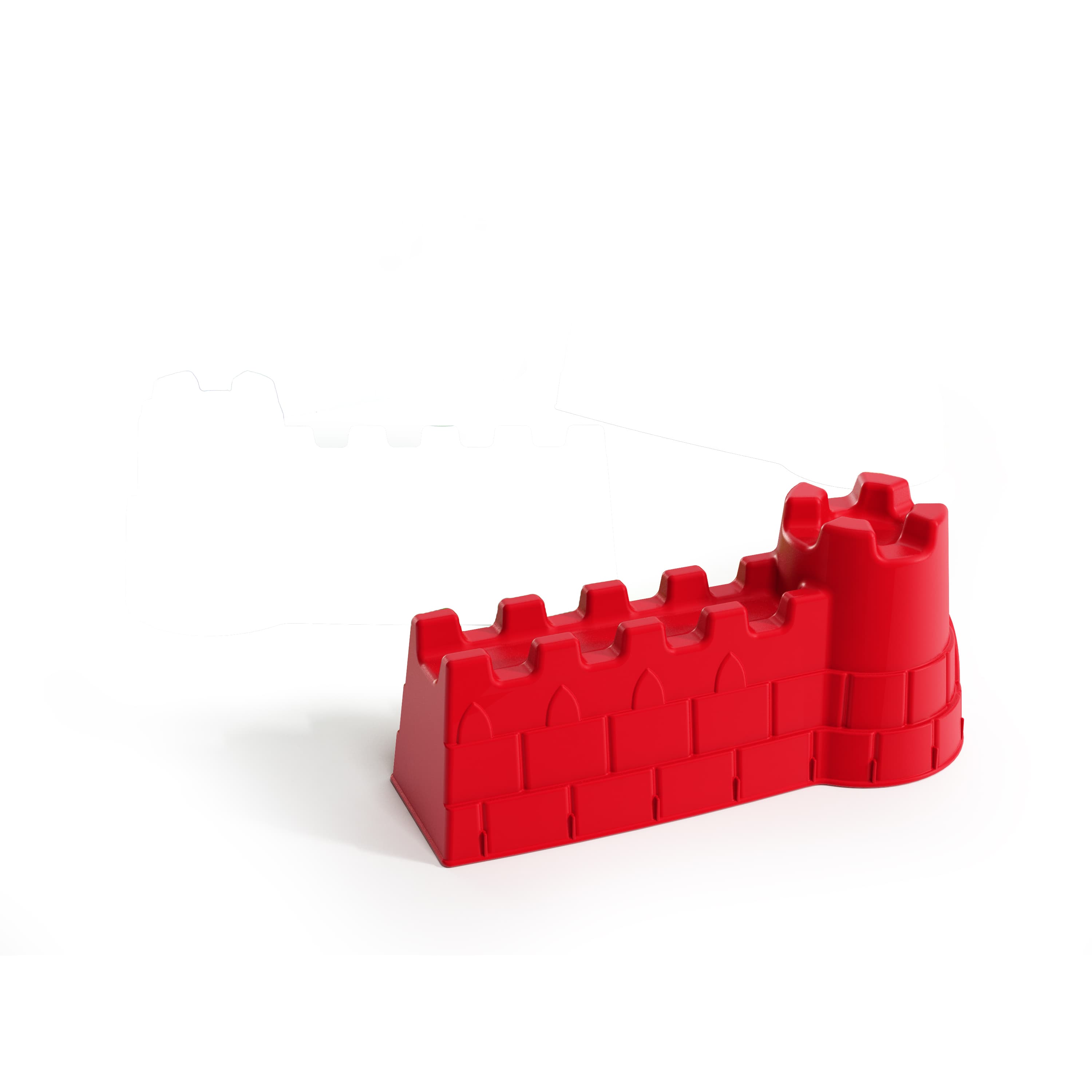 Homokozószett várépítős