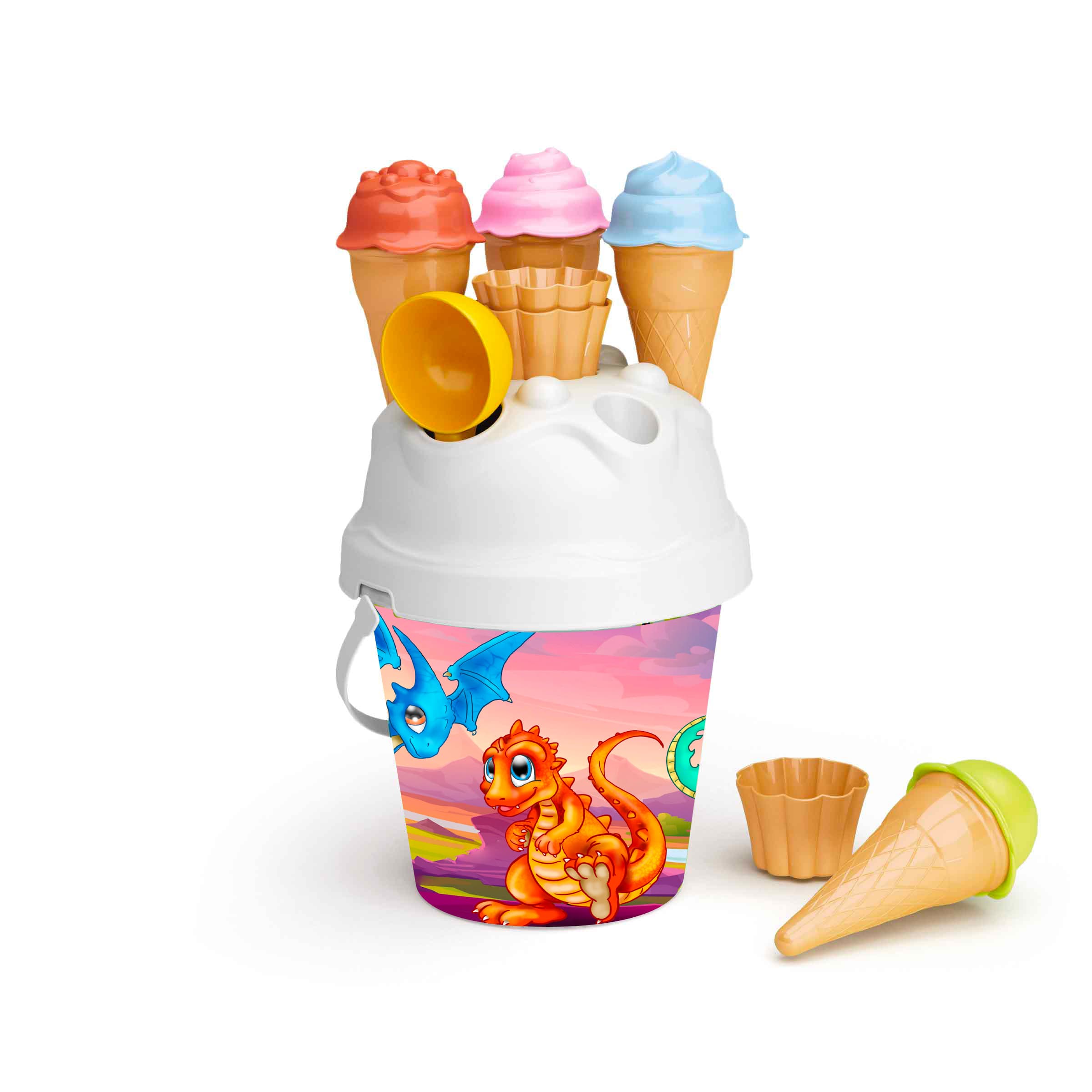 Dínós homokozószett