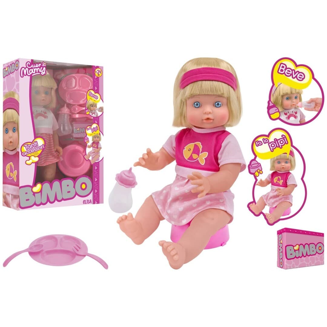 Bimbo Baba iszik, pisil