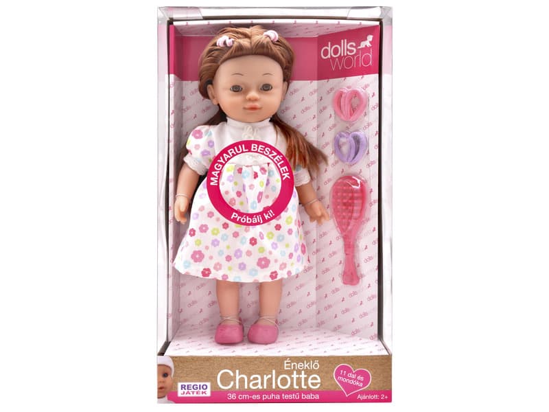Regio - Magyarul beszélő Charlotte, virágos ruhában
