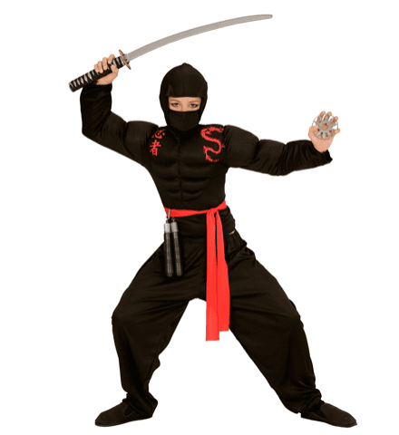 Widmann - Szuper ninja jelmez 158-as