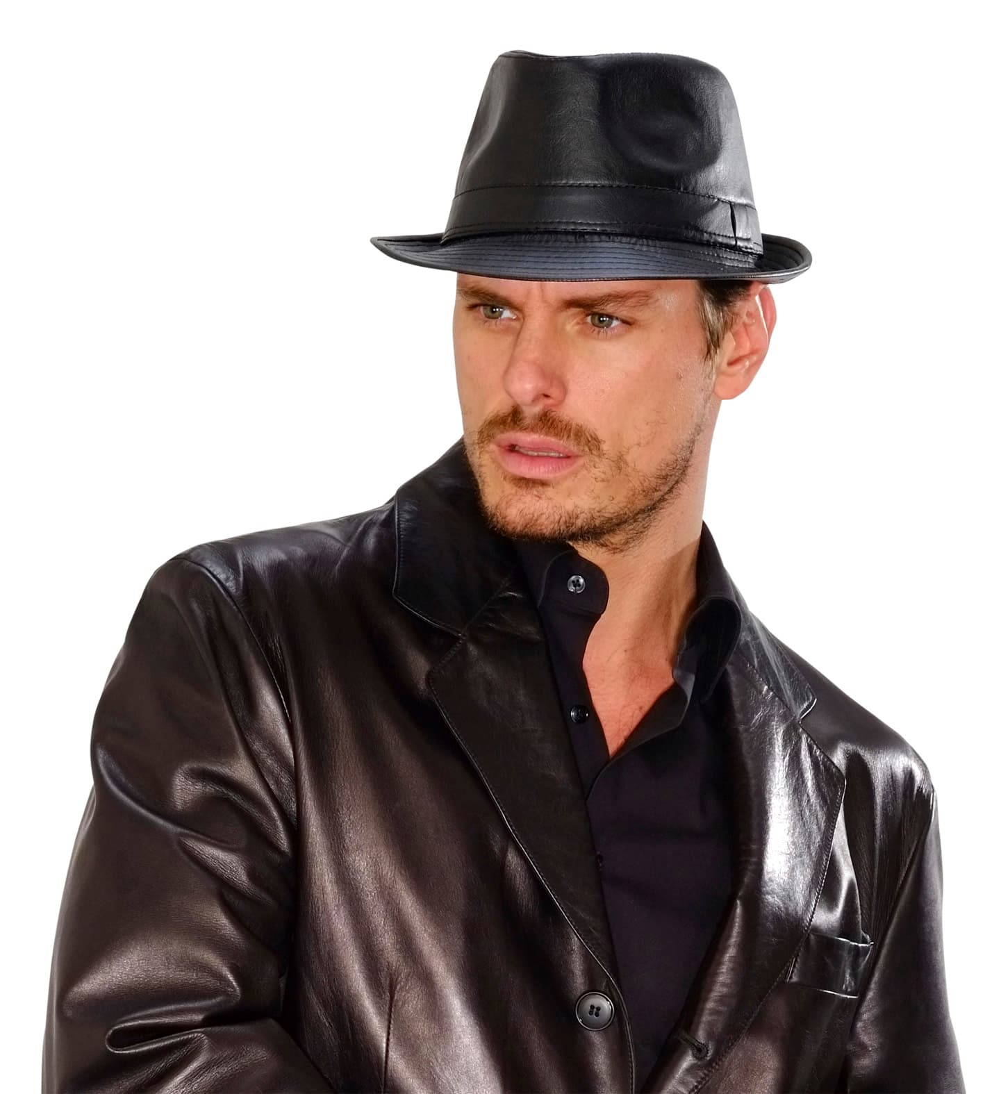 Widmann - Bőr hatású kalap