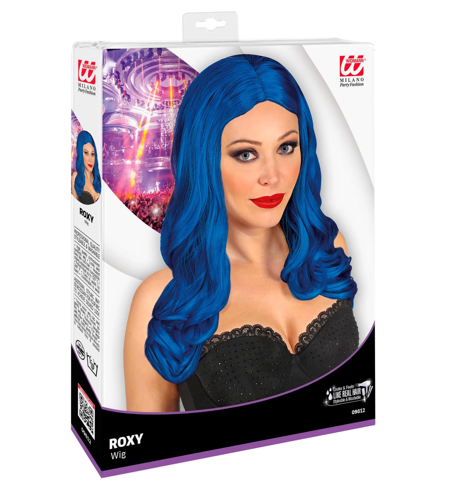 Roxy paróka kék